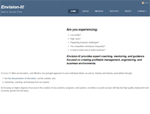 Tablet Screenshot of envision-it.org